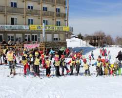 Prêts pour la descente avec ESF des Monts d'Olmes